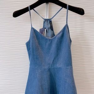 Peplum Denim top